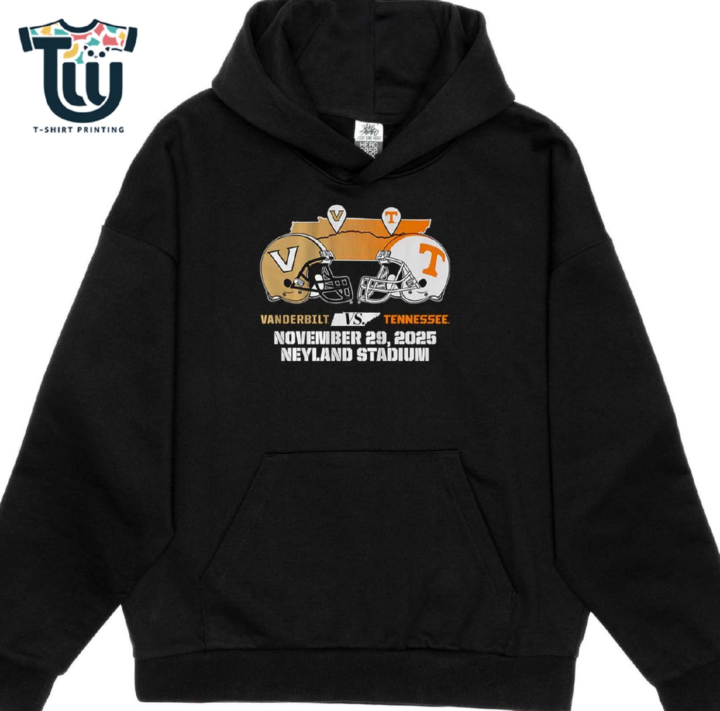 Tennessee Volunteers & Vanderbilt Commodores 2025 Matchup Shirt Sweatshirt Hoodie Tennessee Volunteers & Vanderbilt Commodores 2025 Matchup Shirt Sweatshirt Hoodie