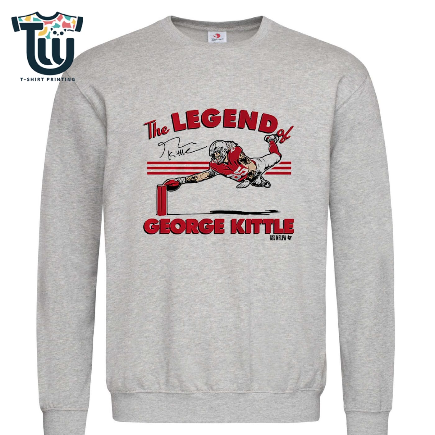 The Legend Of George Kittle Shirt Sweatshirt Hoodie The Legend Of George Kittle Shirt Sweatshirt Hoodie
