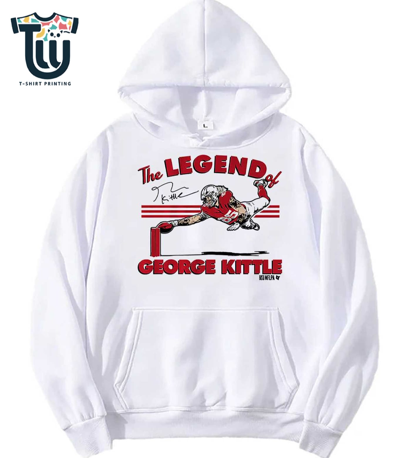 The Legend Of George Kittle Shirt Sweatshirt Hoodie The Legend Of George Kittle Shirt Sweatshirt Hoodie