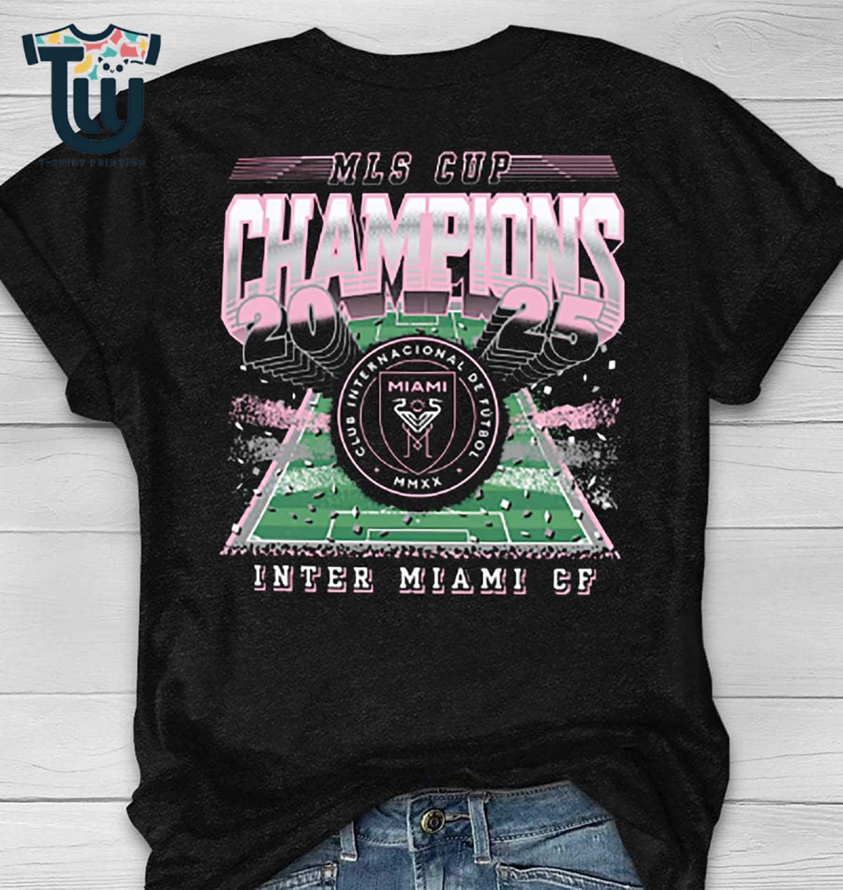 Inter Miami Cf 2025 Mls Cup Champions Franklin T-shirt