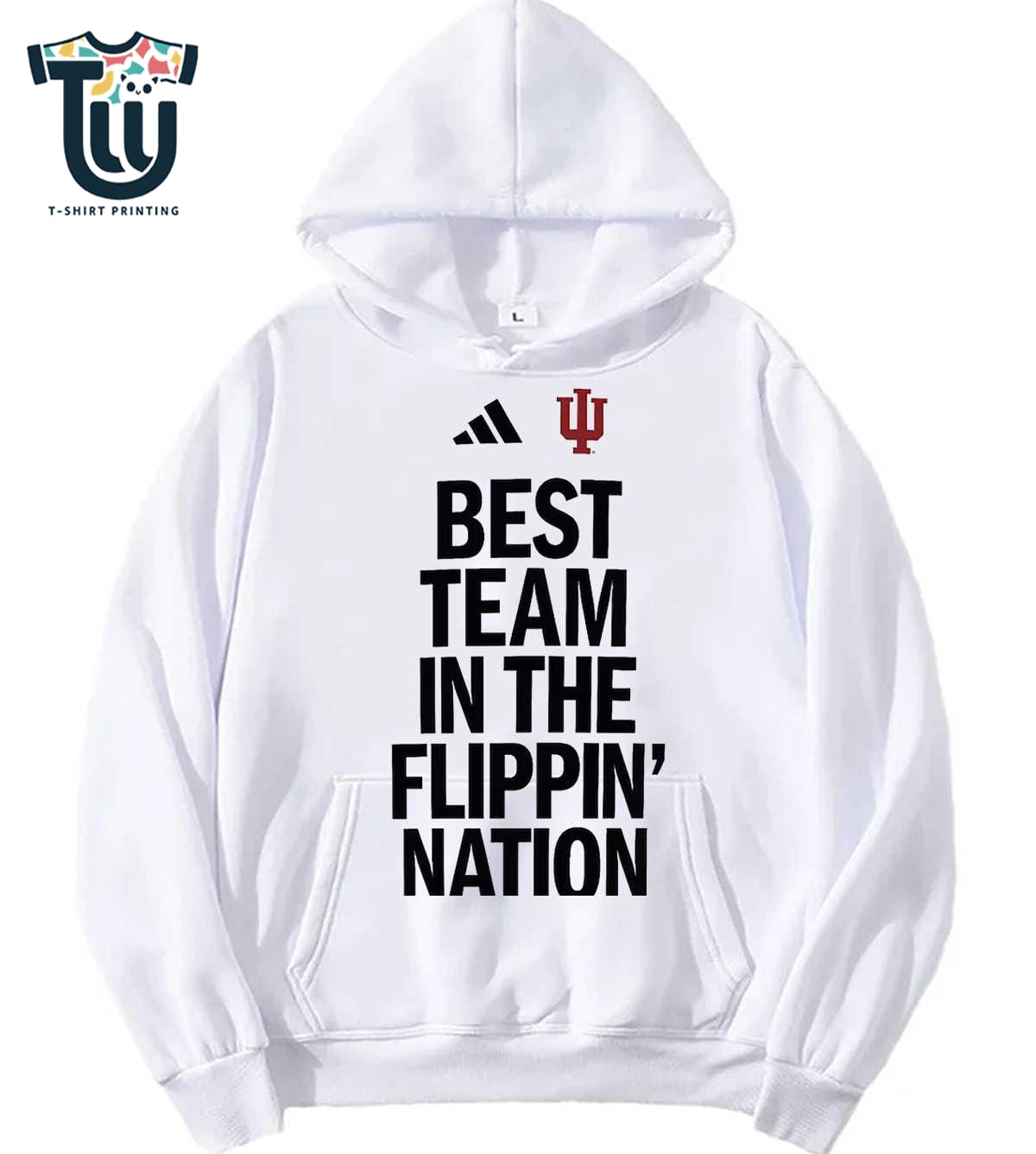 Indiana Hoosiers Adidas College Football Playoff 2025 National Champions Best Team In The Flippin Nation T-shirt Indiana Hoosiers Adidas College Football Playoff 2025 National Champions Best Team In The Flippin Nation T-shirt