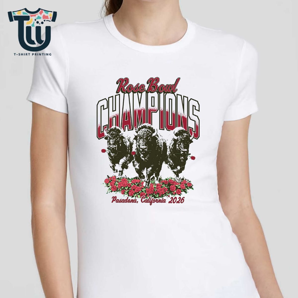 Rose Bowl In Stampede Champions Pasadena California 2026 T-shirt Rose Bowl In Stampede Champions Pasadena California 2026 T-shirt
