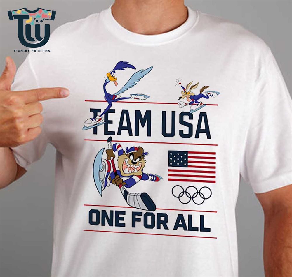 Team Usa X Looney Tunes Outerstuff Youth Skate Rush T-shirt