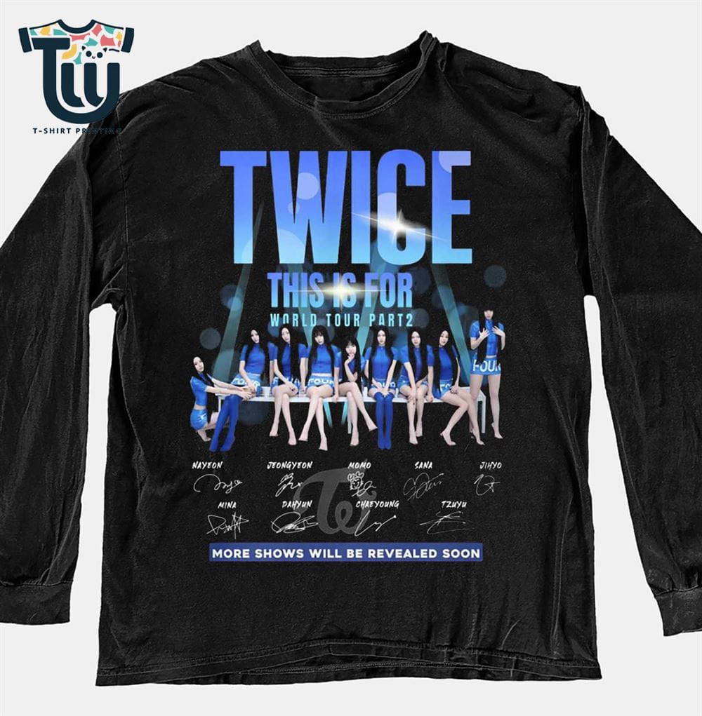 Twice This Is For World Tour T-shirt Twice This Is For World Tour T-shirt
